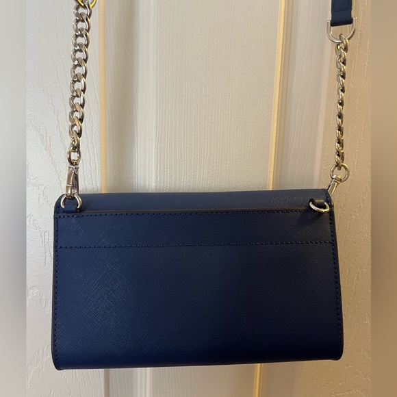 Michael Kors Cross Body Bag, blue, comes with removable card holder - Picture 7 of 7